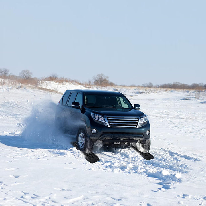 FIVMEN Sandbleche 2 Stück Anfahrhilfe mit Aufbewahrungstasche Offroad Zubehör für Wohnmobil Geländew