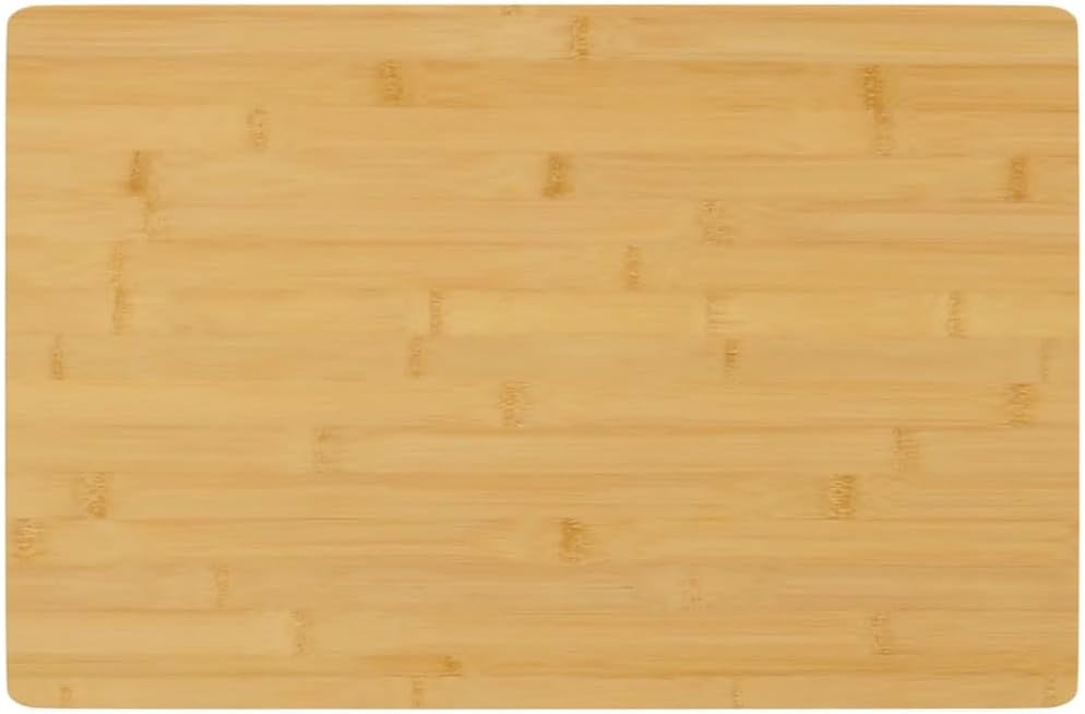Frühstücksbrettchen aus Bambus 6 Stück 35x23x0,8 cm mit natürlichem Öl-Finish, leicht und robust, id