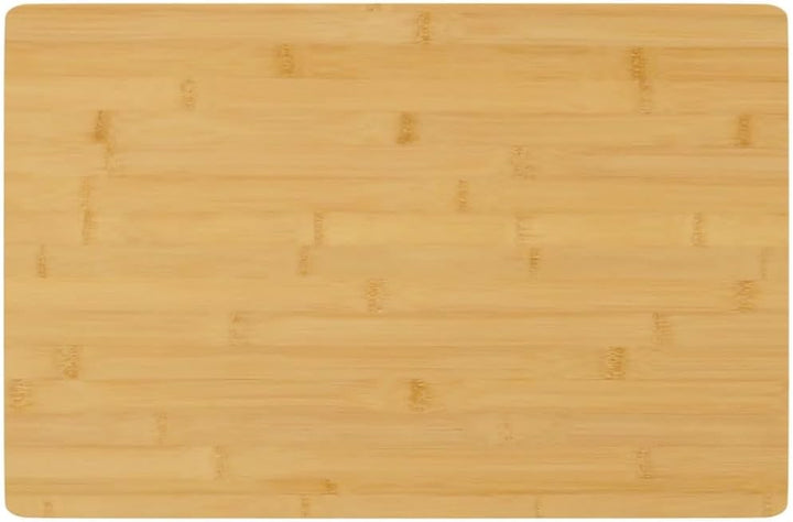 Frühstücksbrettchen aus Bambus 6 Stück 35x23x0,8 cm mit natürlichem Öl-Finish, leicht und robust, id