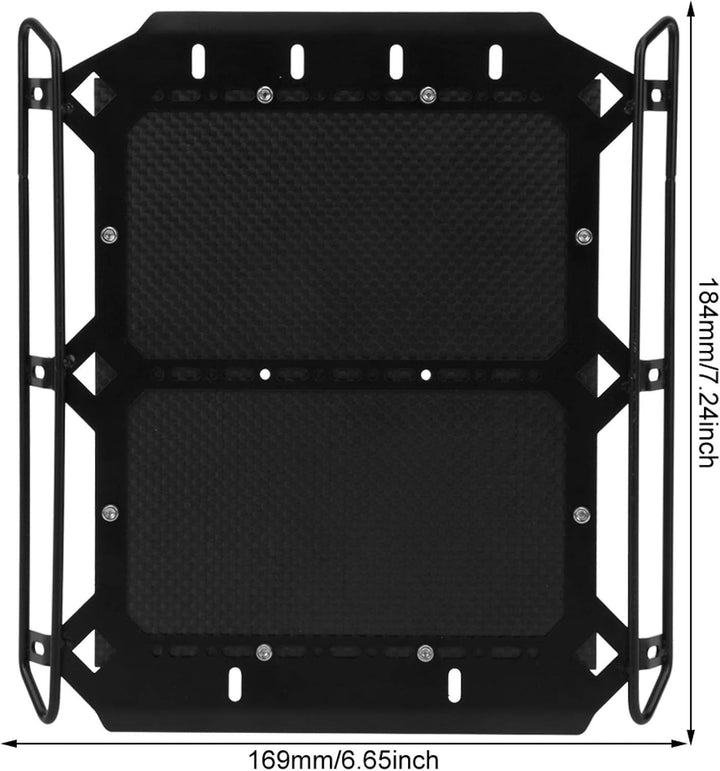EVTSCAN RC Gepäckträger Dachträger Edelstahl Modell Fahrzeugzubehör Gepäckablage Dachträger für TRX6