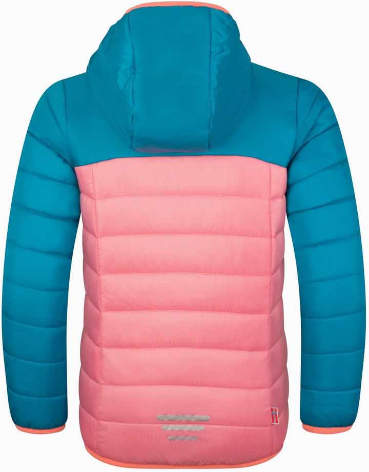 Trollkids Kids Eikefjord Jacket Peony Rose 122-128, Peony Rose 122-128