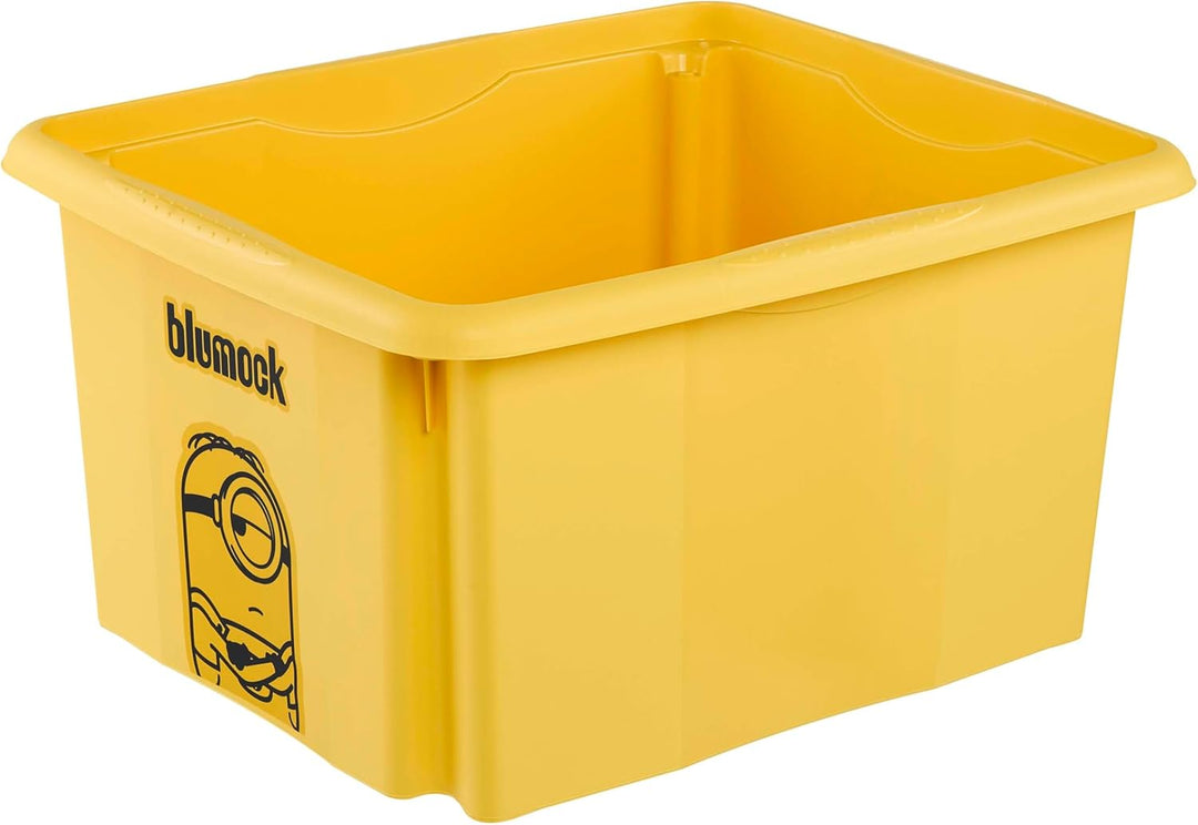 keeeper karolina Aufbewahrungsbox mit Deckel, 24 l, Dreh- und stapelbar, Design: Minions, Mosaic, Fü