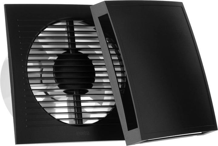 Steinberg14 150mm Badlüfter Fan - Anthrazit Front - Lichtschalter-Aktivierung Lichtschalter-Aktivier