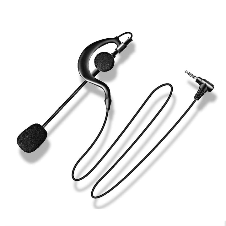 QSPORTPEAK Schiedsrichter Fussball Schiedsrichter Kopfhörer Ohrbügel Kopfhörer für Mono Headset funk