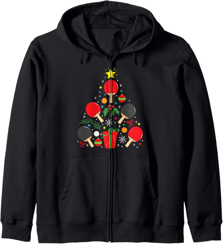 Tischtennis Tischtennis Weihnachten Lustiges Geschenk Jungen Kapuzenjacke