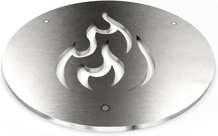 Terma Stahldesign Zubehör Grillrost 20cm für Schürloch Motiv Flamme Made in Germany, Grillrost für F