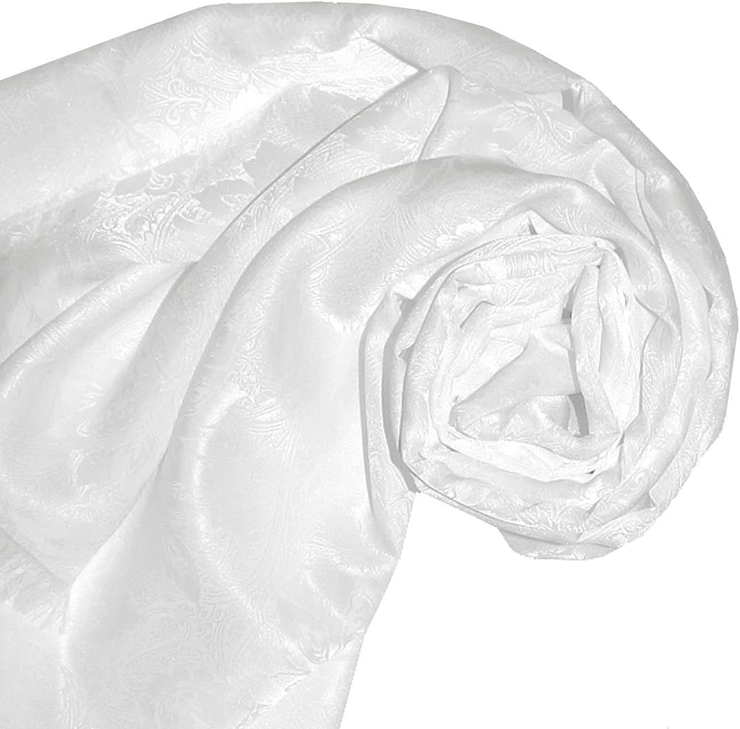 Lorenzo Cana Schal Luxustuch elegant gewebt in Damast Webung florales Paisleymuster aus Viskose mit