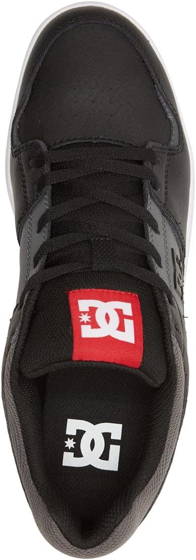DC Shoes Herren Cure Skate-Schuh 44.5 EU Black Pirate Black, 44.5 EU Schwarz Grau