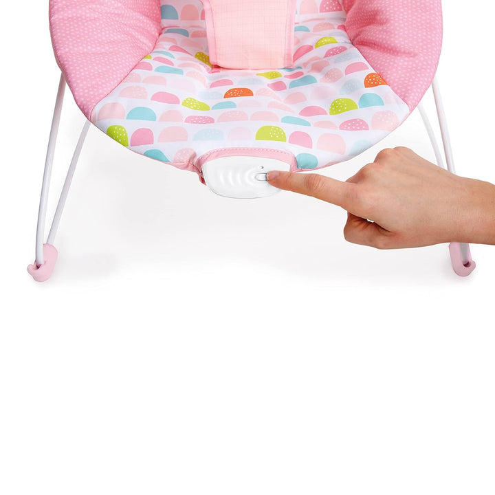 Bright Starts, Babywippe, Fancy Fantasie mit Beruhigenden Vibrationen, Maschinenwaschbarem Sitzpolst