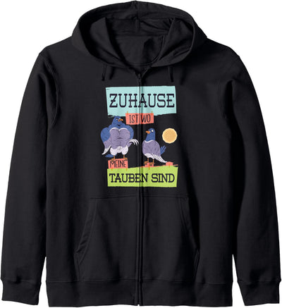 Taubenzüchter Taubensport Brieftauben lustige Sprüche Tauben Kapuzenjacke