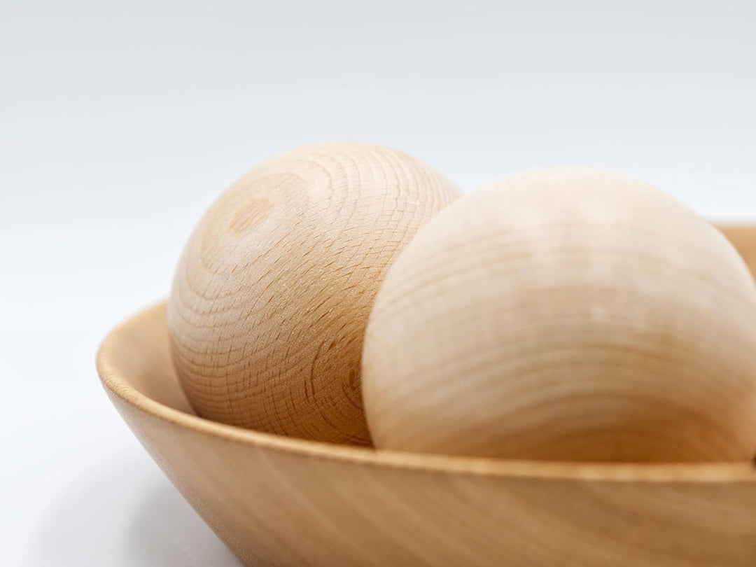 JOWE Holzkugel 10cm aus Buche ohne Bohrung 1 Stück - Kugel aus Holz ohne Loch 100mm | Made in Austri