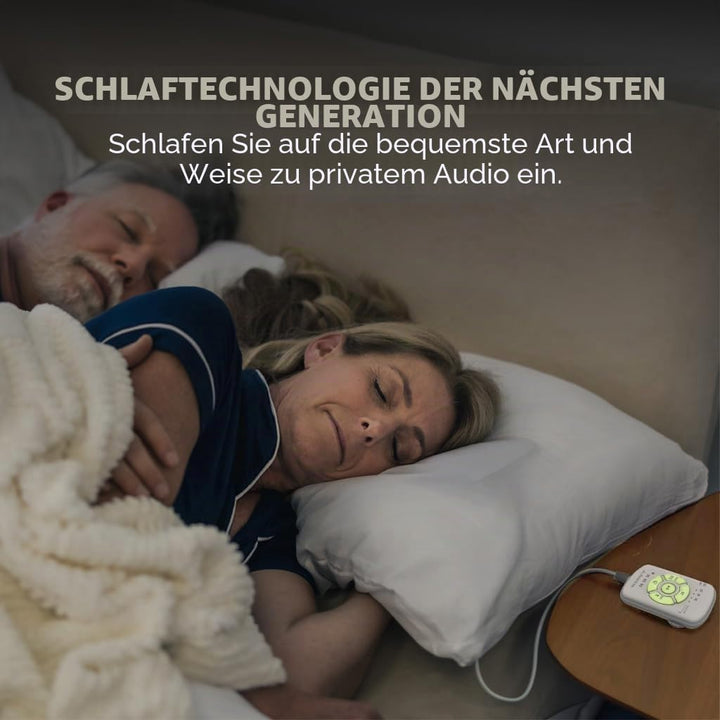 Avantree Slumber 2 – Bluetooth-Kissenlautsprecher mit 4 ultraflachen Lautsprechern, Weisses Rauschen
