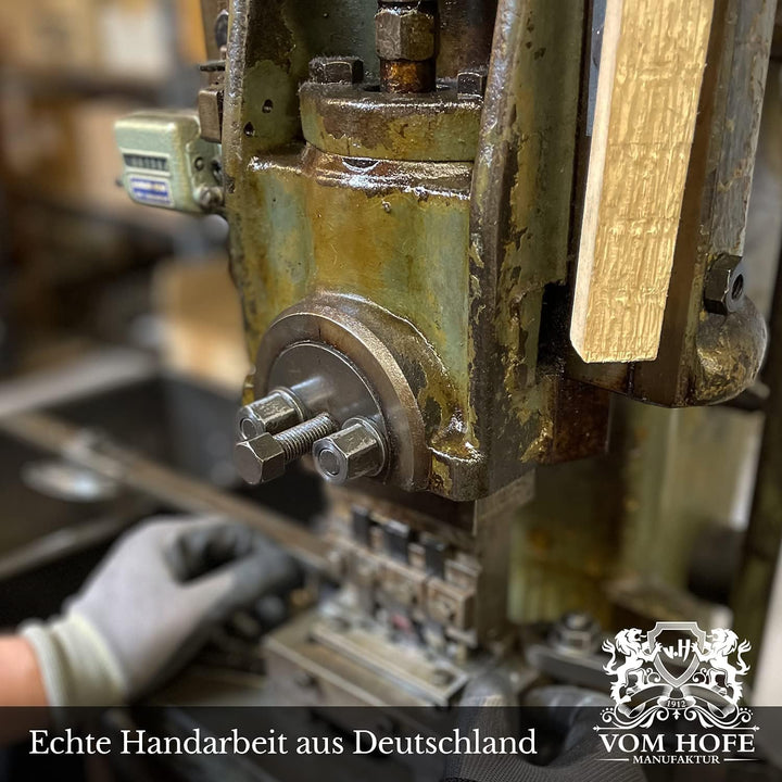 v.H 1912 VOM HOFE MANUFAKTUR Visitenkartenetui in Carbon-Optik aus Echt Leder, handmade in Germany -