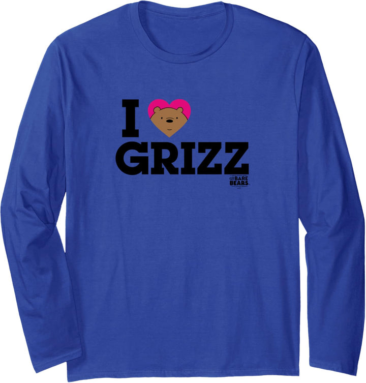 We Bare Bears Heart Grizz Langarmshirt