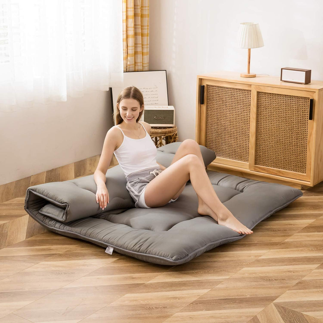 MAXYOYO Japanische Futon-Matratze, Dicke Tatami-Matte, Isomatte, faltbar, aufrollbare Matratze, Schl