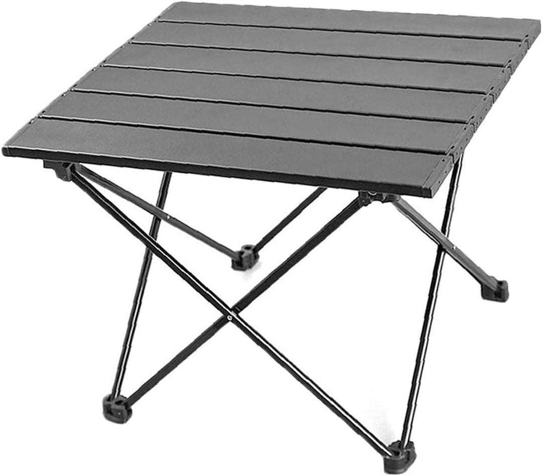 Ruluti Tragbare Camping-Tabelle Faltbare Aluminiumlegierung Picknicktisch mit Aufbewahrungstasche Ge