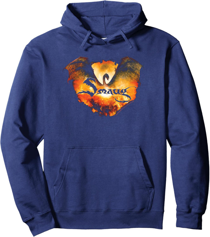 The Hobbit Smaug Reign in Flame Pullover Hoodie