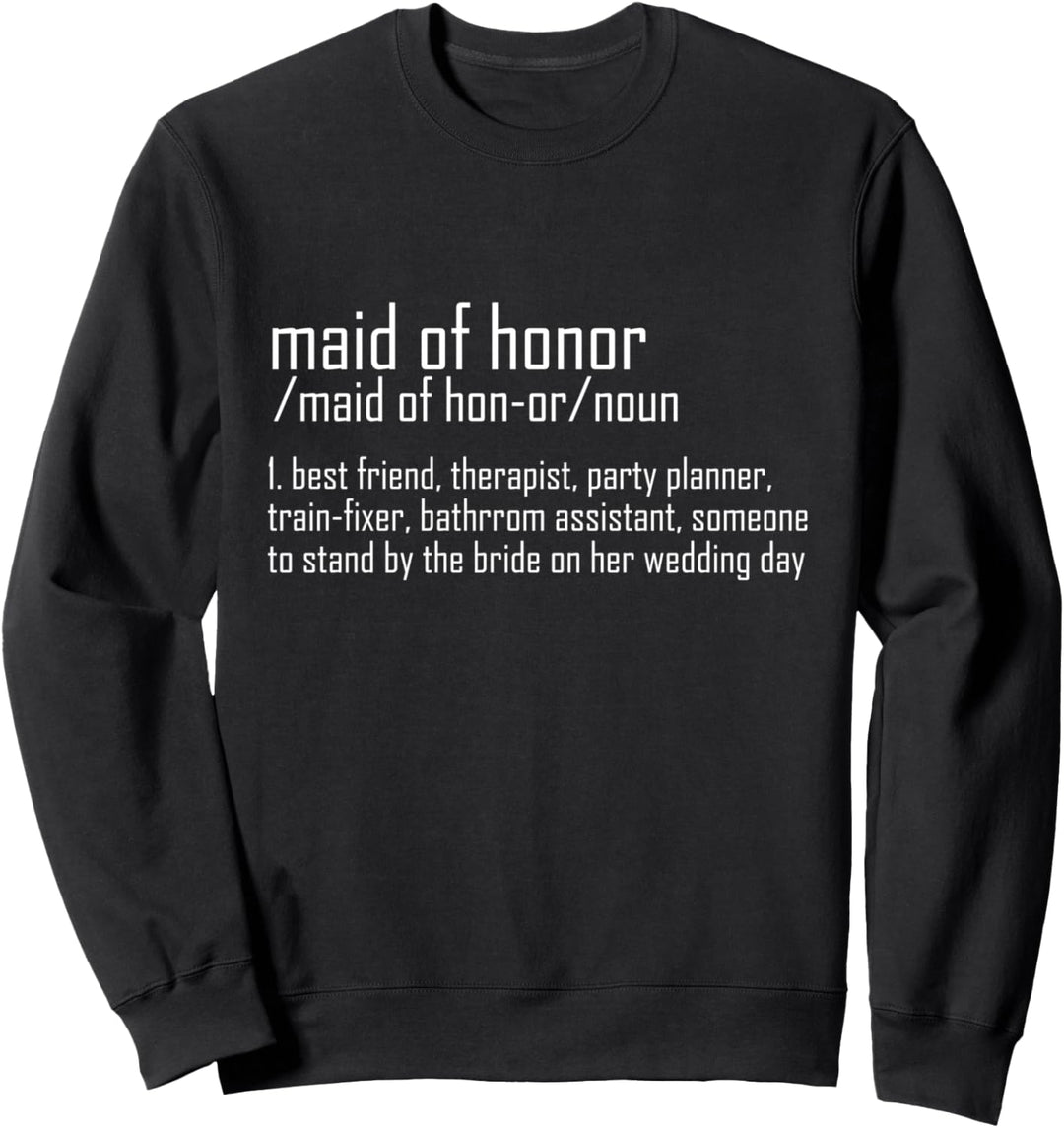Brautjungfer Passende Brautparty Geschenke Brautjungfer Sweatshirt