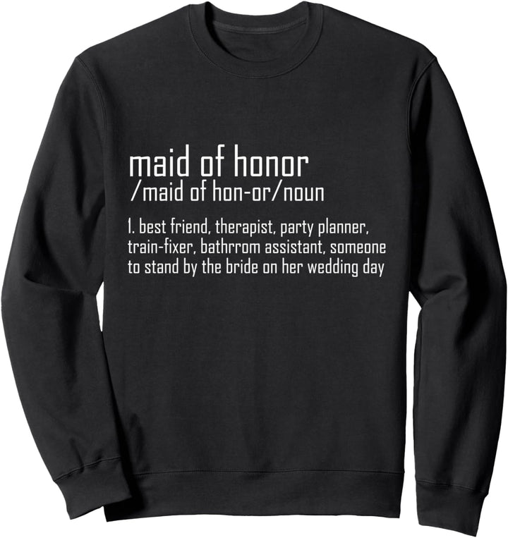 Brautjungfer Passende Brautparty Geschenke Brautjungfer Sweatshirt
