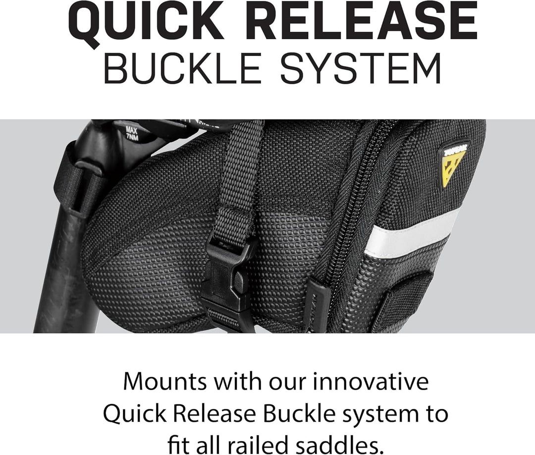 Topeak Satteltasche 18 x 8.5 x 11 cm, 0.66 Liter Schwarz, 18 x 8.5 x 11 cm, 0.66 Liter Schwarz