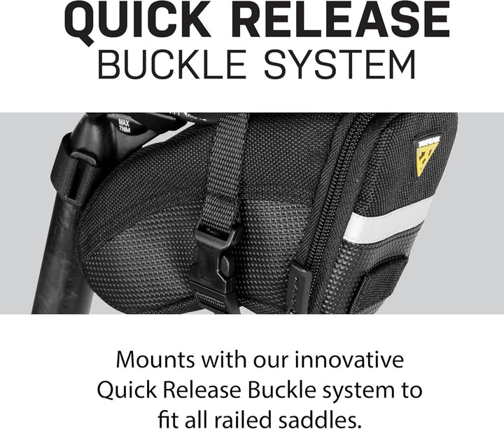 Topeak Satteltasche 18 x 8.5 x 11 cm, 0.66 Liter Schwarz, 18 x 8.5 x 11 cm, 0.66 Liter Schwarz