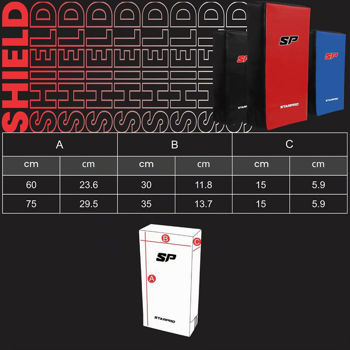 Starpro Robustes Premium Schlagpolster für Harte Tritte &amp; Schläge - Schlagpolster Kampfsport, Schlag