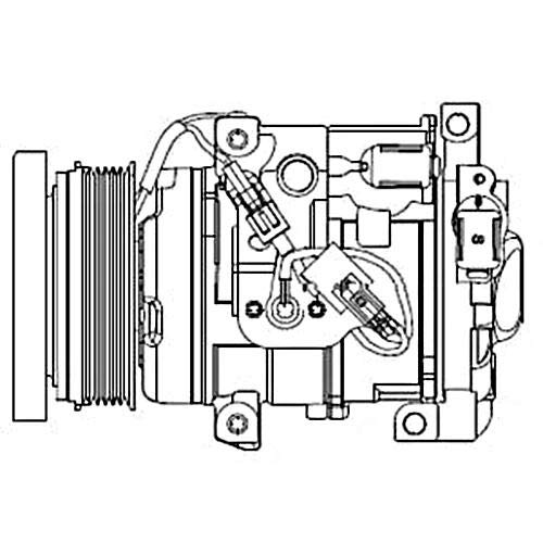 Delphi Kompressor, Klimaanlage CS20508