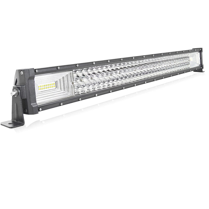 AUXTINGS 32 inch 405W Dreireihige LED LICHTLEISTE Spot fahren Nebelscheinwerfer Flutlicht Spotlight