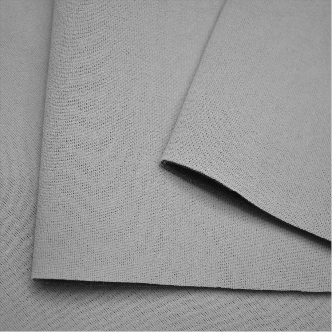 Autohimmelstoff Dachhimmel Velour mit Schaum, Grau Grau-100, Grau-100
