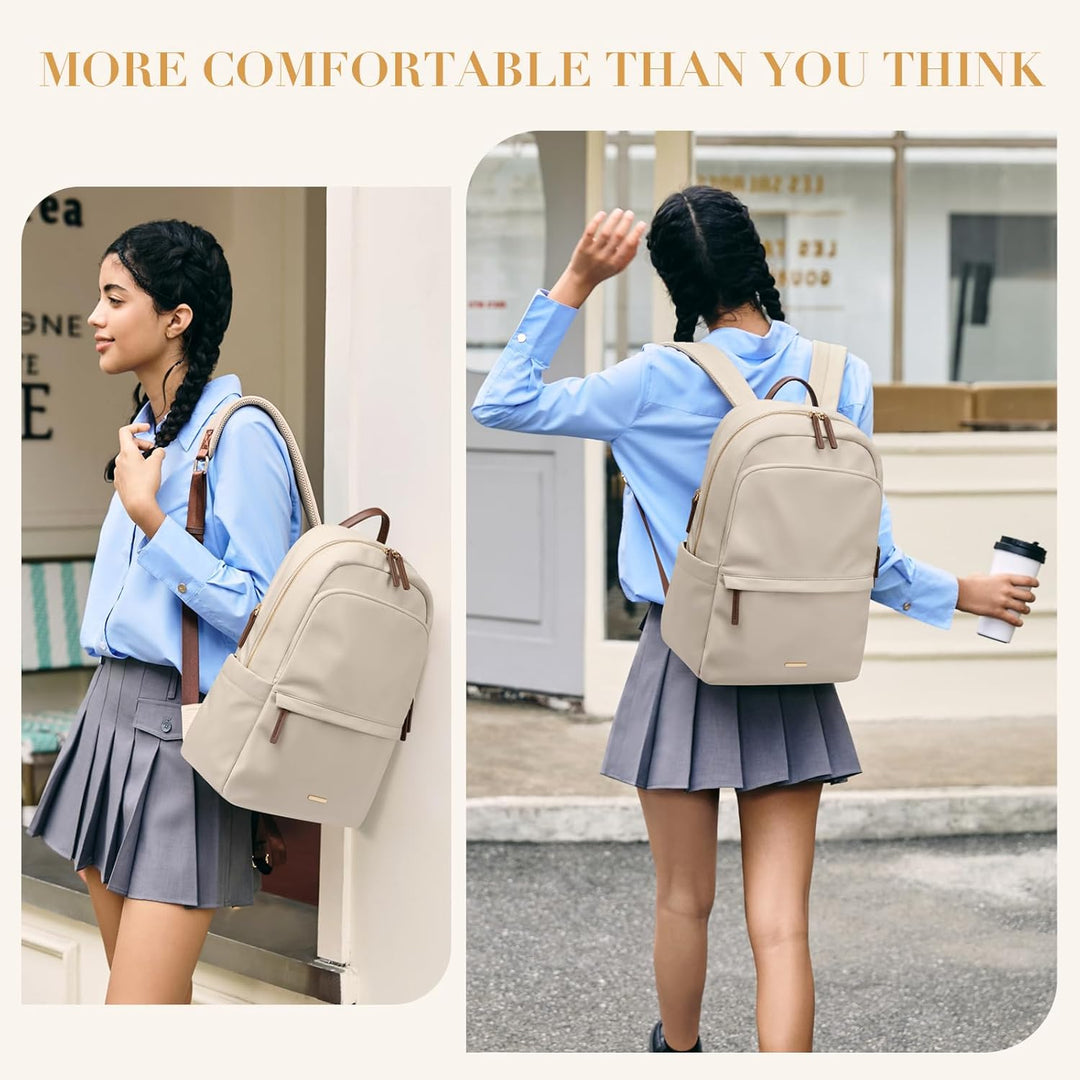 GOLF SUPAGS Laptop Rucksack für Damen Casual Daypack für Arbeit Reisen College Schulrucksack Handtas