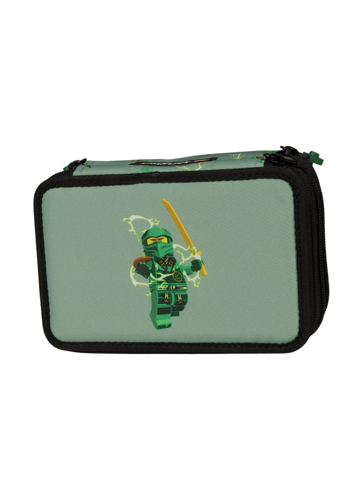 SKANDO BAGS LEGO® NINJAGO® Federmäppchen Junge gefüllt Spinjitzu Master – 3-Fach Federmappe mit 3 Fä