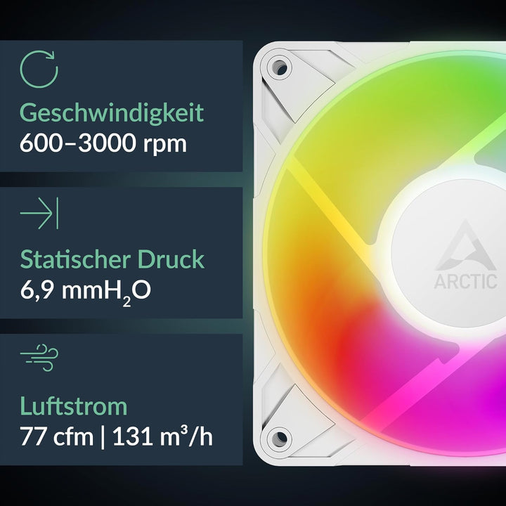 ARCTIC Freezer 36-S A-RGB - CPU Kühler mit ARGB Beleuchtung für Intel & AMD, Single-Tower, druckopti