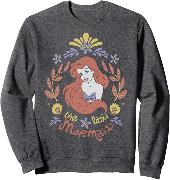 Disney The Little Mermaid Ariel Retro Portrait Sweatshirt