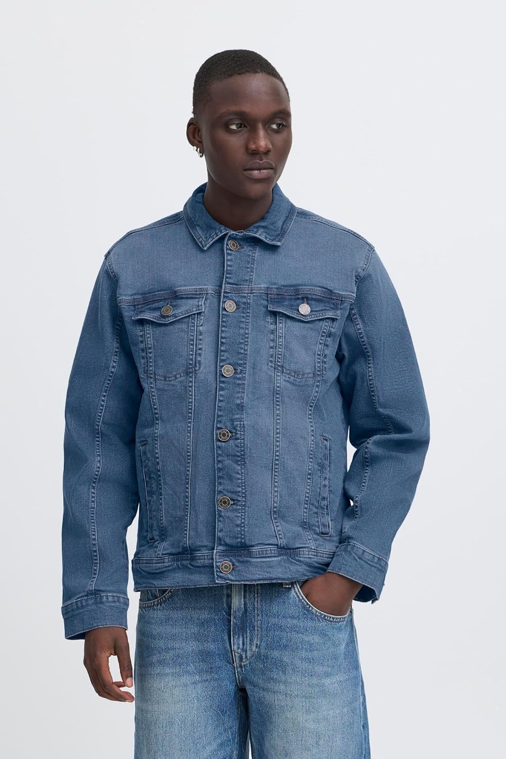 Blend BHBHNARIL Outerwear Outerwear Herren Jeansjacke Denim Übergangsjacke L Denim middle blue (2002