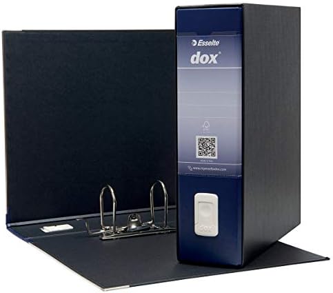 Rexel Dox Aktenordner (DIN A4 Inhalt) 6 Stück weiss Blau, Blau