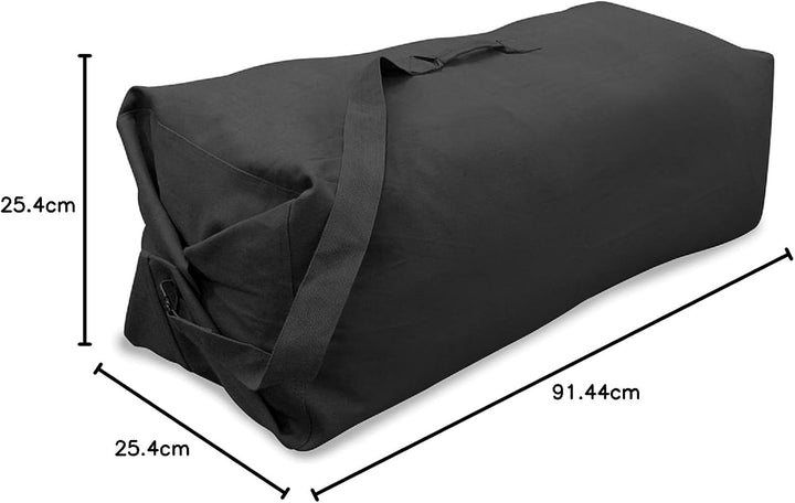 StanSport Unisex-Erwachsene Duffel Bag with Strap-O.d. -42 X 12 in Seesack 36" X 10" X 10" Schwarz,