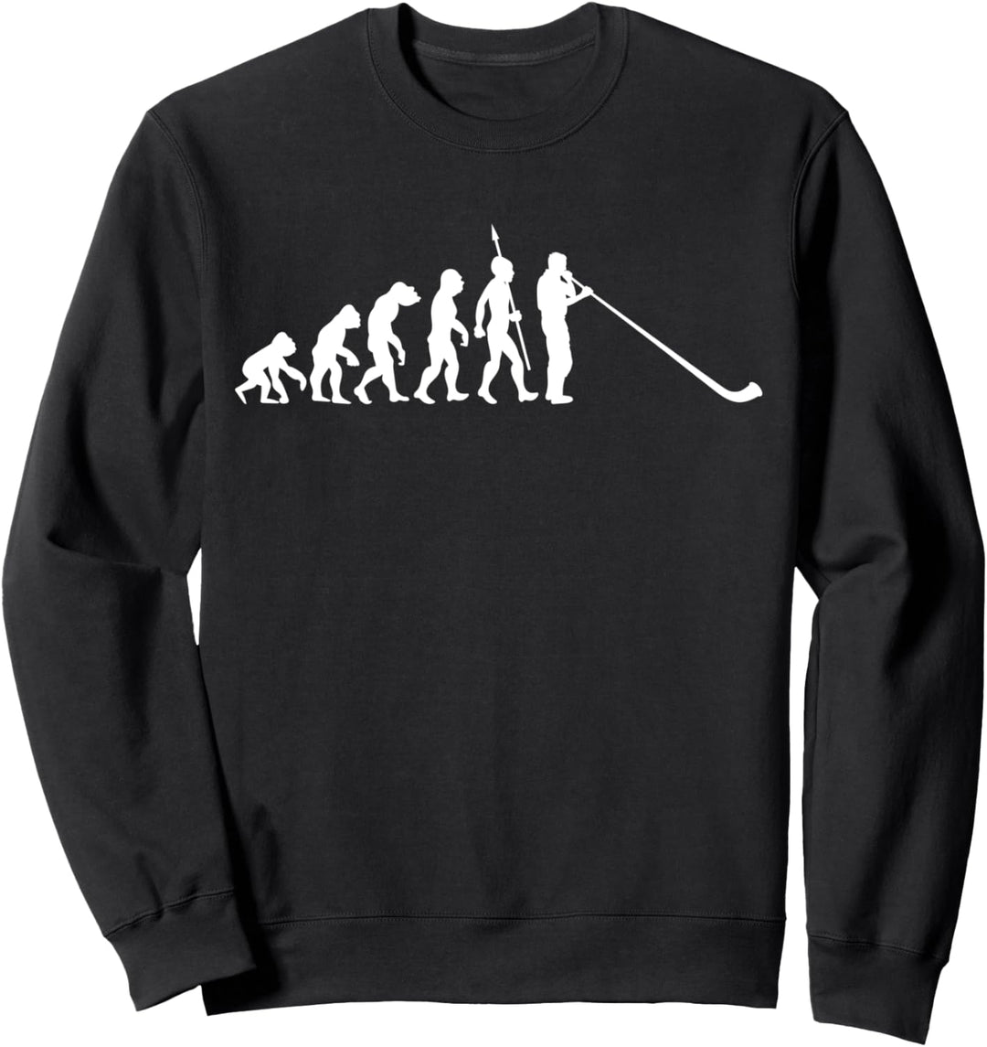 Alphorn Alpenhorn Almhorn Bläser Musik Musiker Evolution Sweatshirt