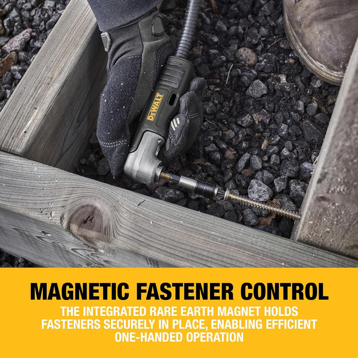Dewalt Impact Winkelvorsatz für Schlagschrauber DT20500 (1/4" Sechskant, schlagfest, performt mit bi