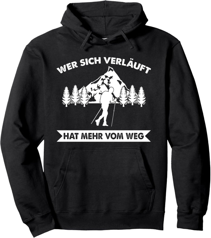 Wandern Berge Bergsteiger Pullover Hoodie