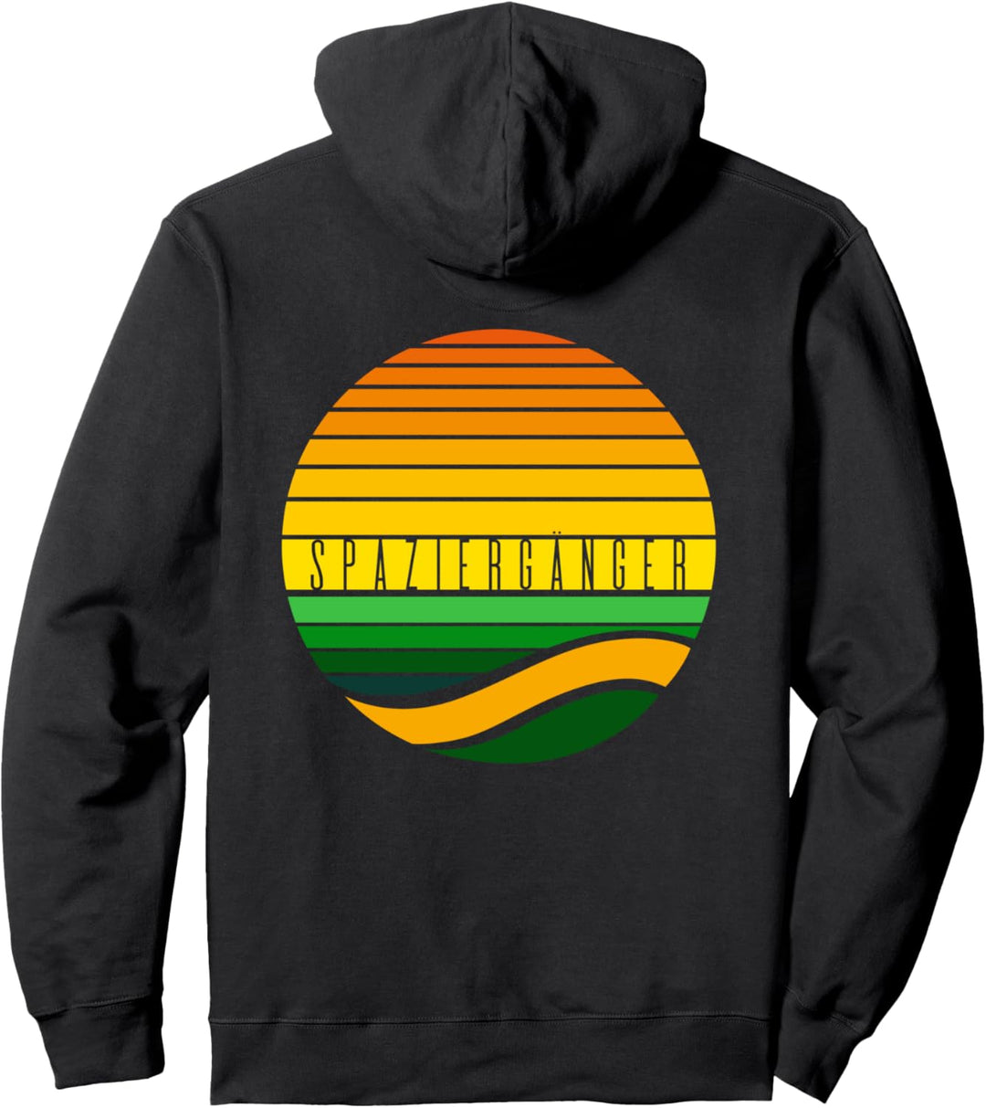 Spaziergang Spaziergänger Spaziergängerin Pullover Hoodie