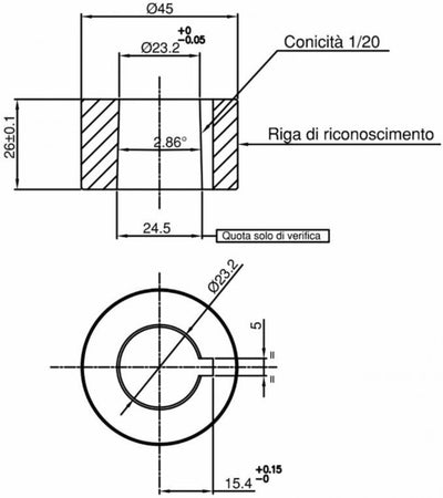 Ama Lenkrad für Traktor mit Knauf: Kelchlenkrad mit Verjüngung C6 Danfoss 1, Durchmesser 360 mm, aus