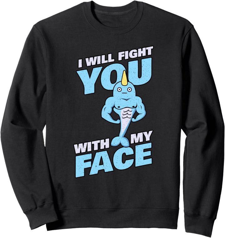 Lustiger Narwal Ich werde Sie Einhorn des Meeresgeschenks be Sweatshirt