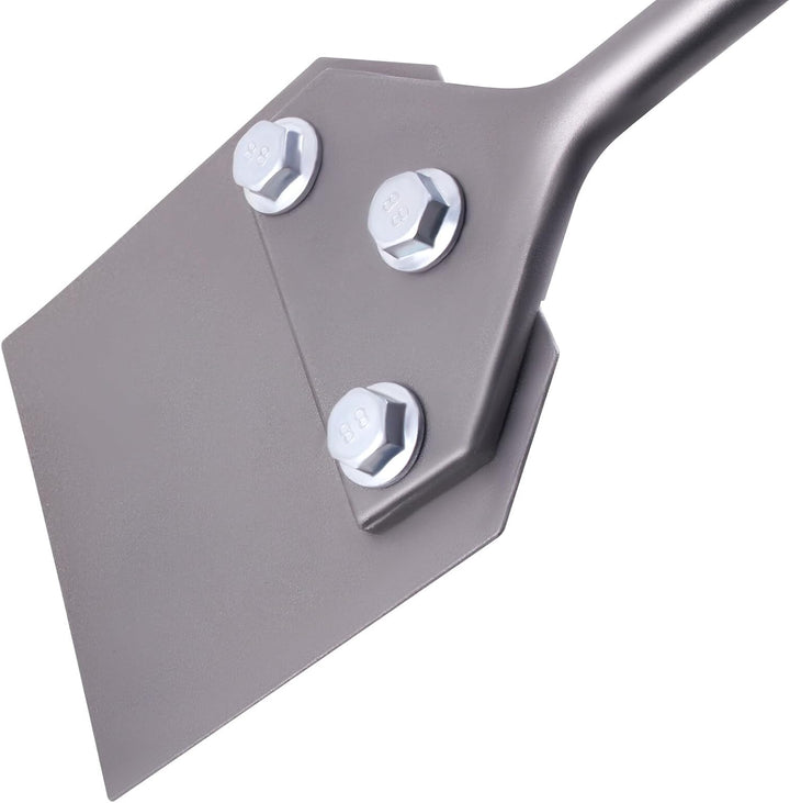 Spachtelmeissel SDS Plus 250x100 mm, Bodenschaber mit 2 Ersatzblätter für Fussbodenkleber, Teppich,