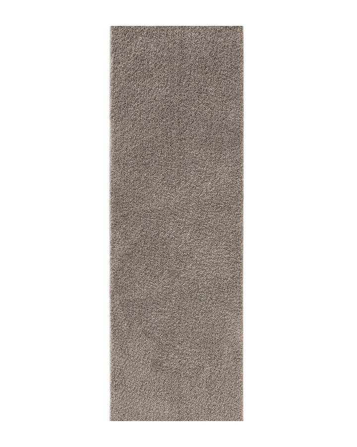 Benuta Hochflorteppich Soho Shaggy Hochflor Wohnzimmer Flauschig Modern Waschbar Hellgrau 80x300 cm