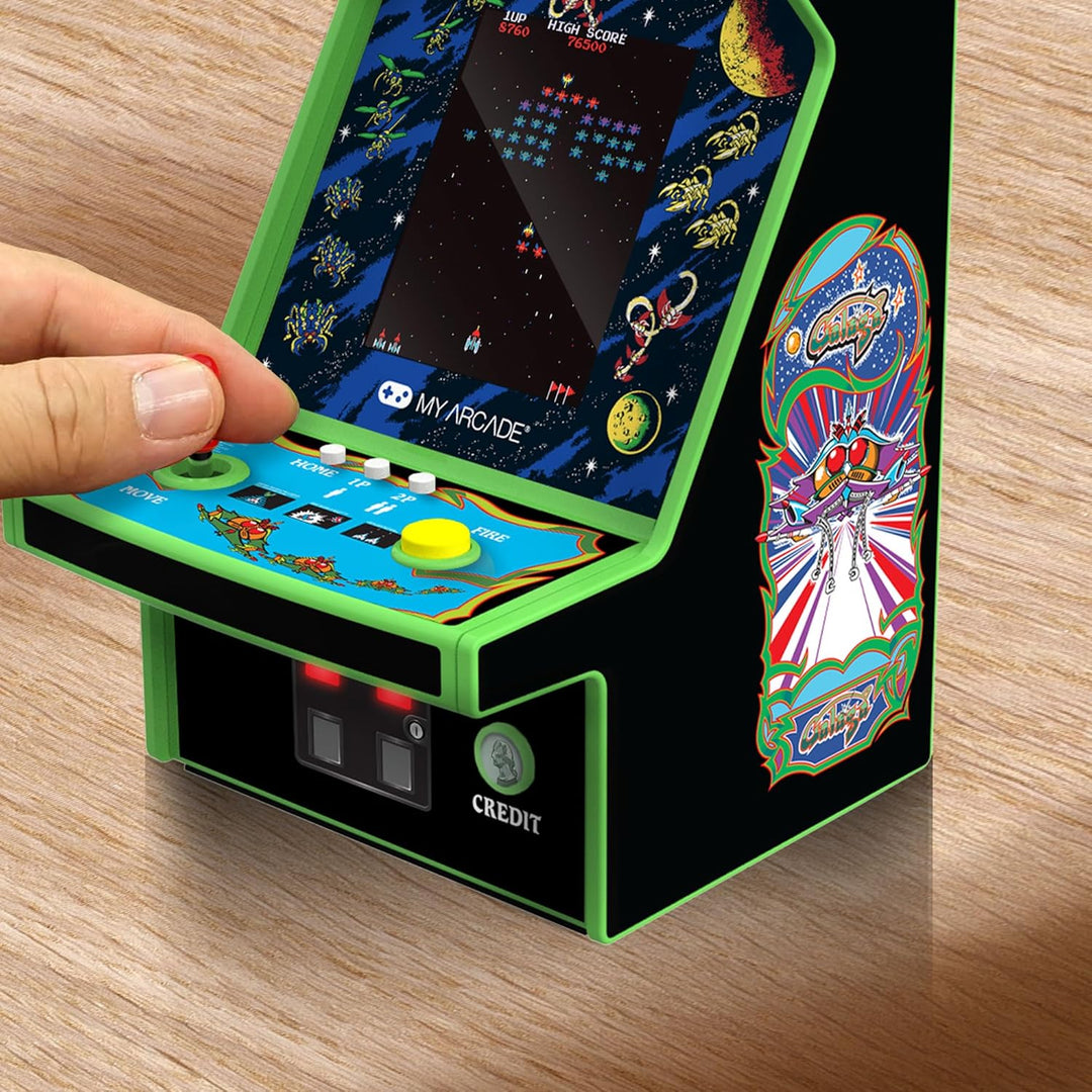 Micro Player PRO Galaga & Galaxian Retrogaming-Spiel 7 cm hochauflösender Bildschirm