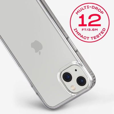 Tech 21 Evo Clear and Impact Glass Bundle für iPhone 13 - Schutzhülle mit 3,6 m Multi-Drop-Schutz un