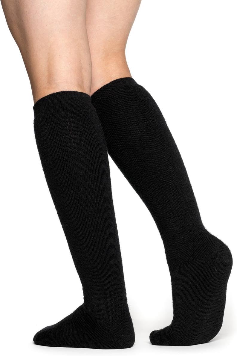 Woolpower 400 Knee High Socks - Merino Thermo Socken/Strümpfe 40-44 Schwarz, 40-44 Schwarz
