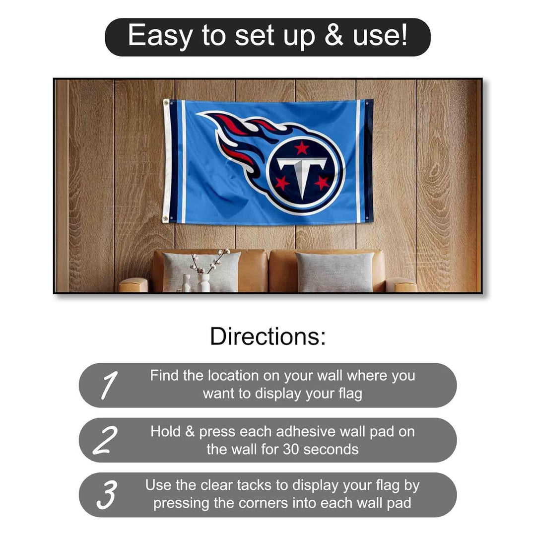 Tennessee Titans Logo Banner und Tapisserie Wandaufkleber