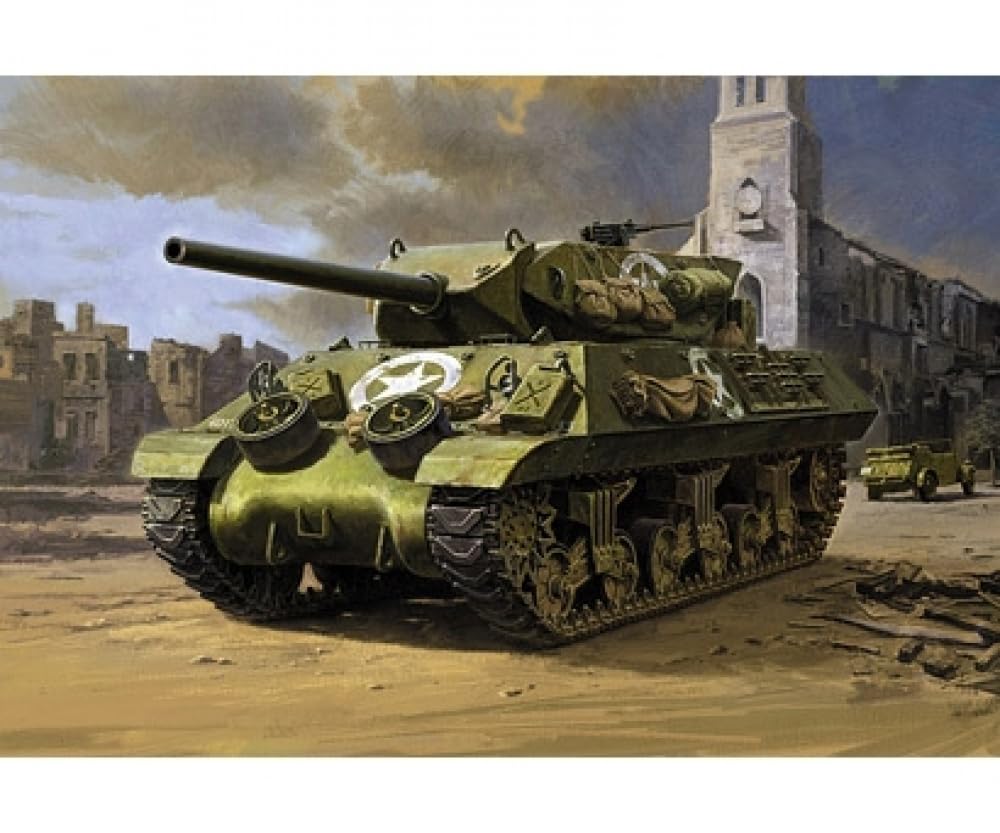 Tamiya 300032519 - WWII US Jagdpanzer M10 Mittlere Produktion, Militär-Bausatz 1:48