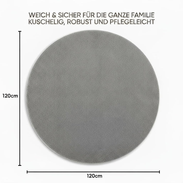 Fashion4Home Teppich Wohnzimmer – Einfarbig Teppich, Uni Teppich fürs Kinderzimmer, Schlafzimmer, Ar